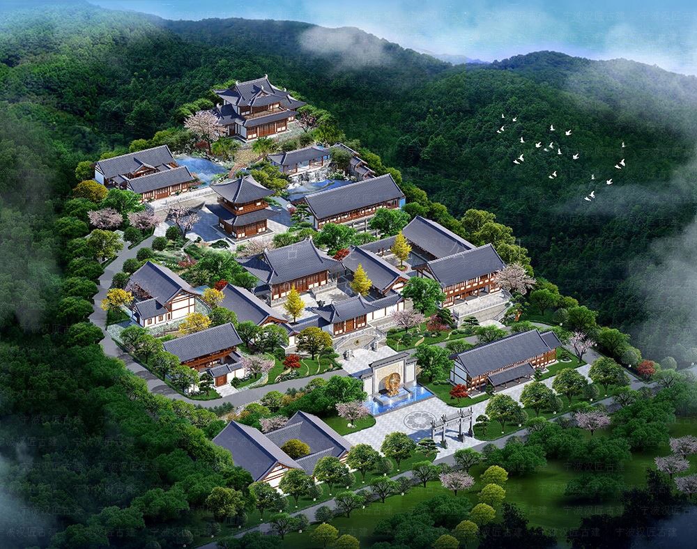 永康古建筑设计，永康寺庙设计规划与施工装修