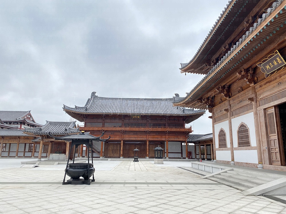 海宁古建筑设计，海宁寺庙装修设计与施工落地