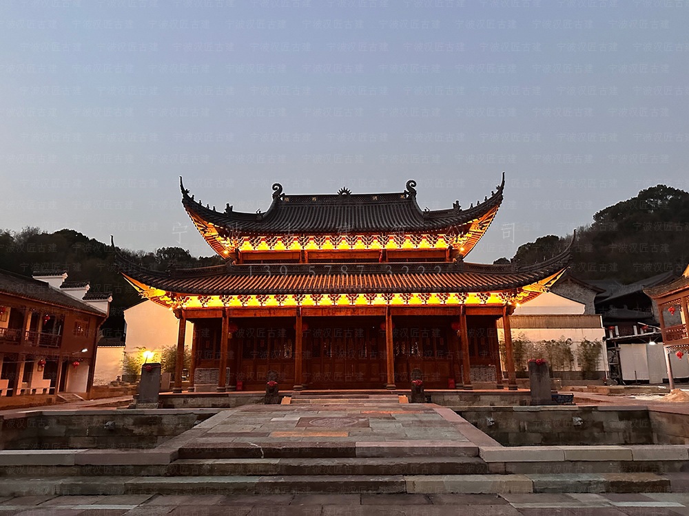 三门古建筑设计，三门寺院设计规划与施工装修