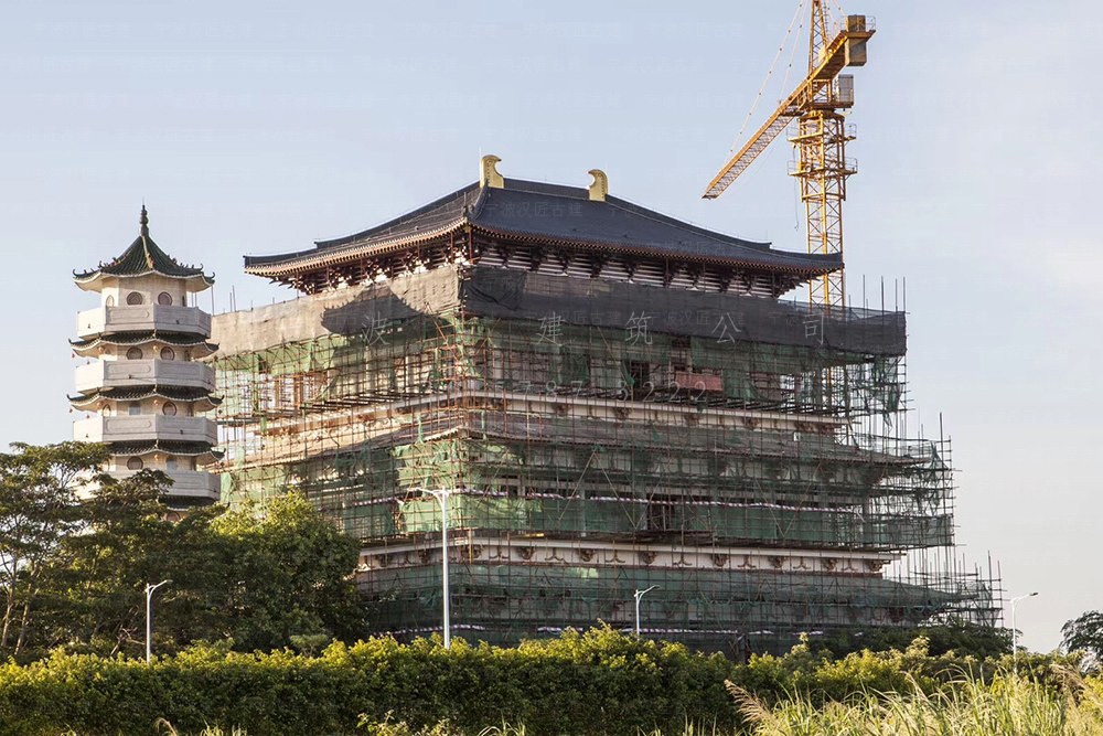 舟山古建筑设计，舟山寺院装修设计与施工落地
