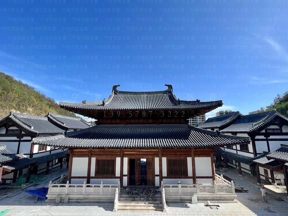 海宁古建筑设计，海宁寺庙装修设计与施工落地