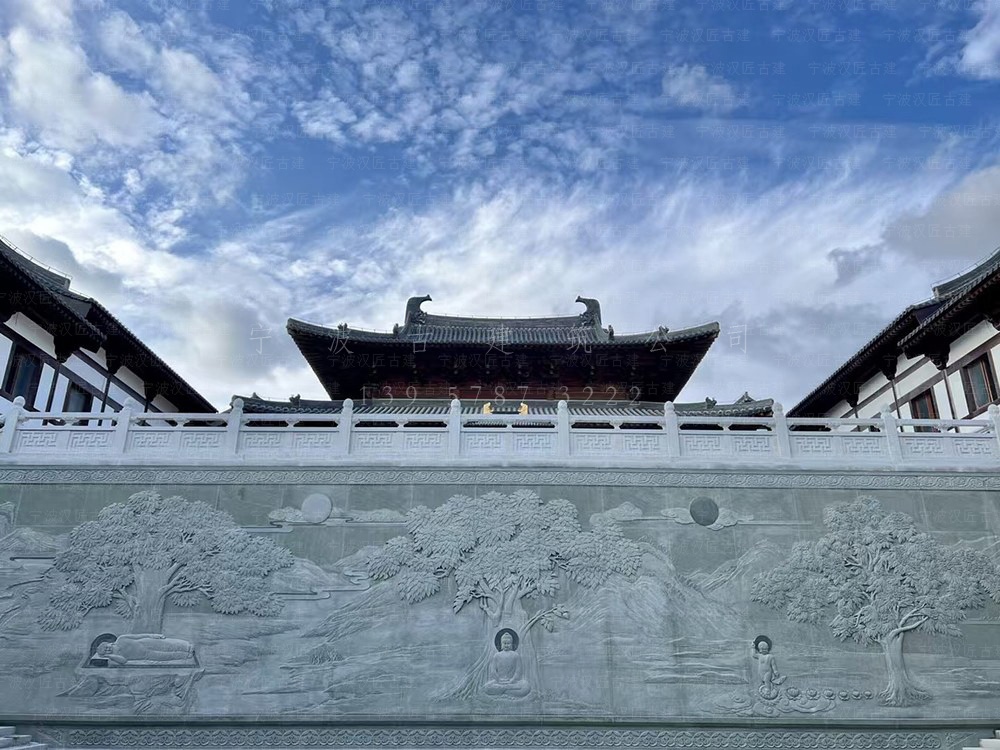 临海古建筑设计，临海寺院装修设计与施工落地