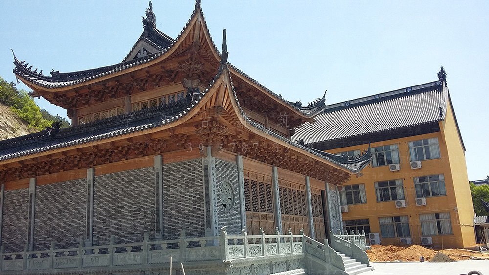 海宁古建筑设计，海宁寺庙改造规划与工程施工服务