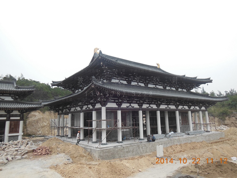 玉环古建筑设计，玉环寺庙方案设计与施工一体化