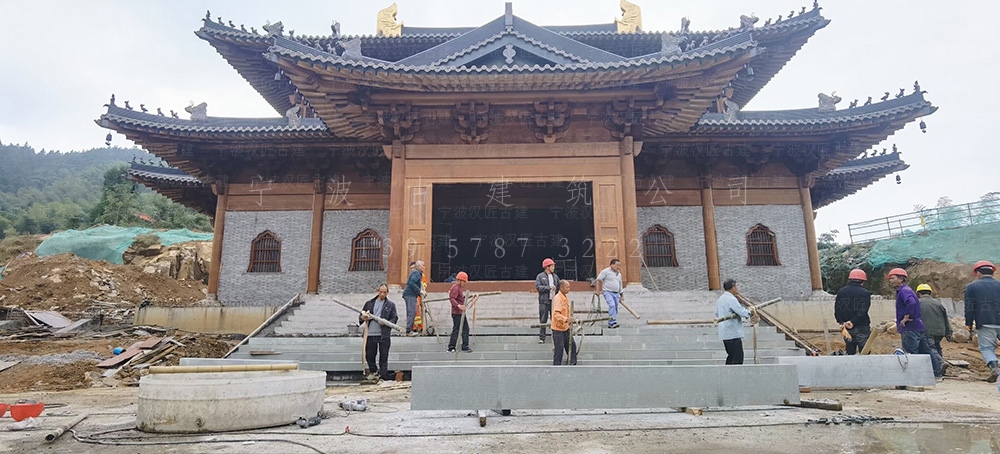 嵊州古建筑设计，嵊州寺院建筑总体规划与工程服务