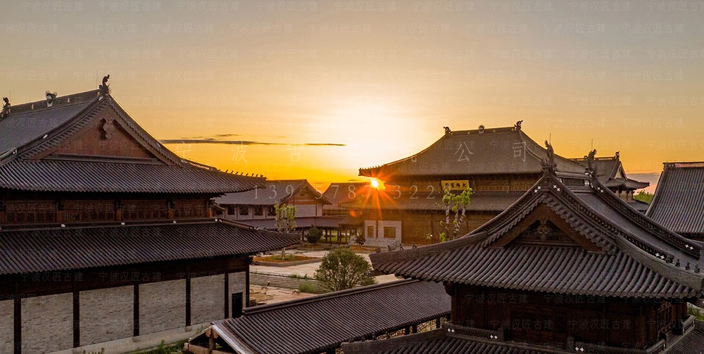 三门古建筑设计，三门寺庙规划设计与工程施工一体化