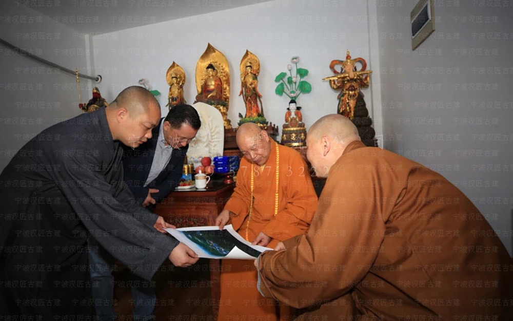 绍兴古建筑设计，绍兴寺院装修设计与施工落地