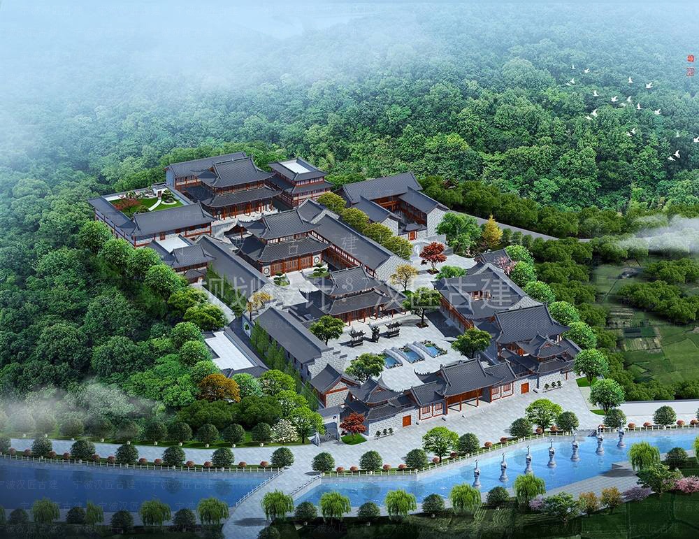 海宁古建筑设计，海宁寺院建筑总体规划与工程服务