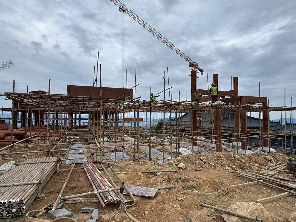 宁波古建筑设计，宁波寺院装修设计与施工落地