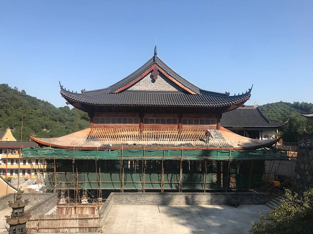 仙居仿古建筑规划设计，寺院总体规划与施工装修