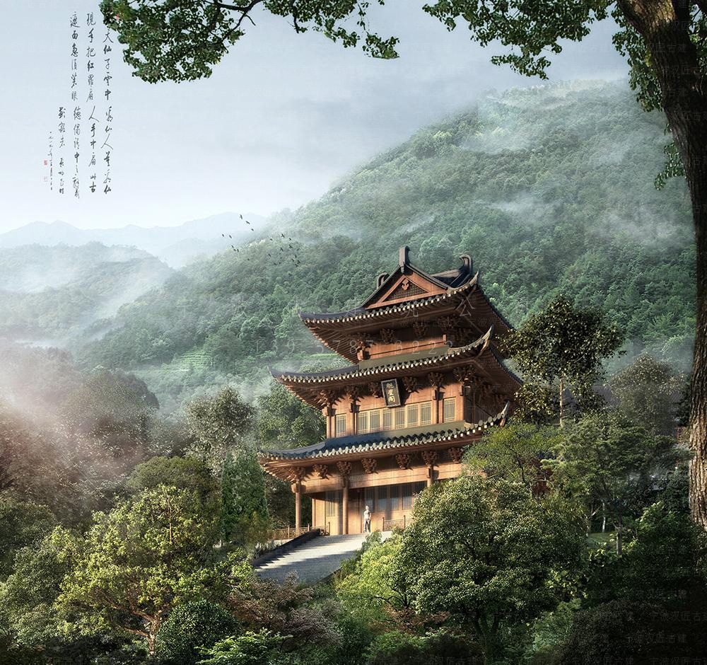 绍兴古建筑设计，绍兴寺庙规划设计与工程施工一体化