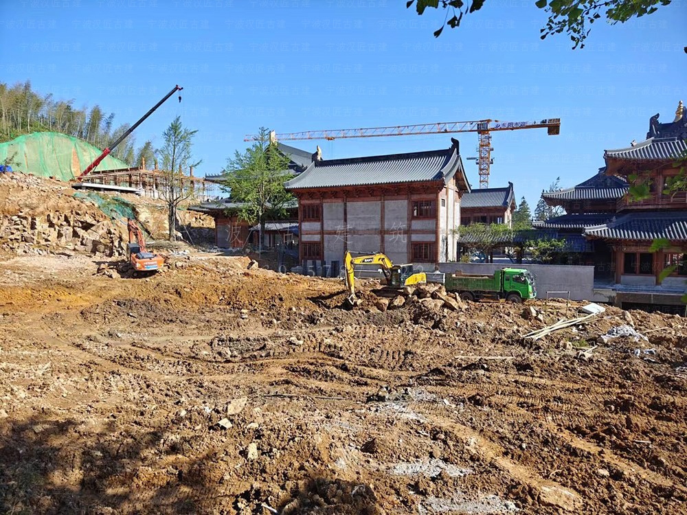 龙泉古建筑设计，龙泉寺庙装修设计与施工落地