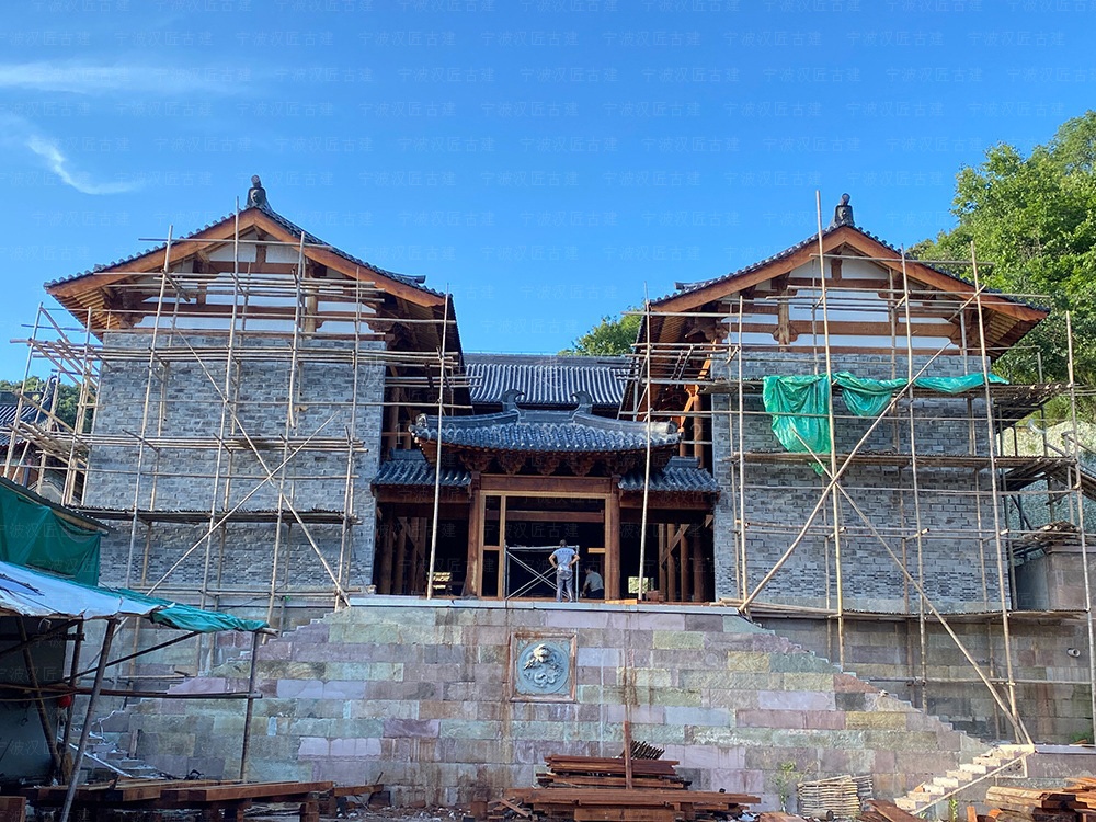 临海古建筑设计，临海寺院规划设计与施工全程服务