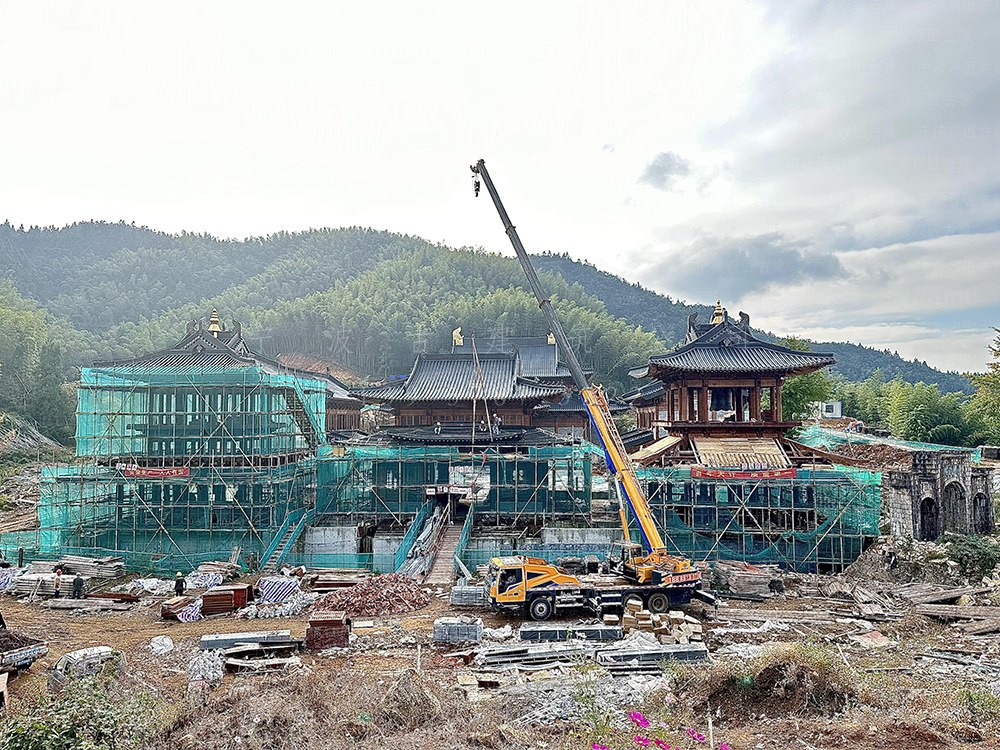 天台古建筑设计，天台寺院改造规划与工程施工服务
