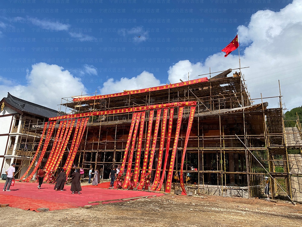 湖州古建筑设计，湖州寺院装修设计与施工落地