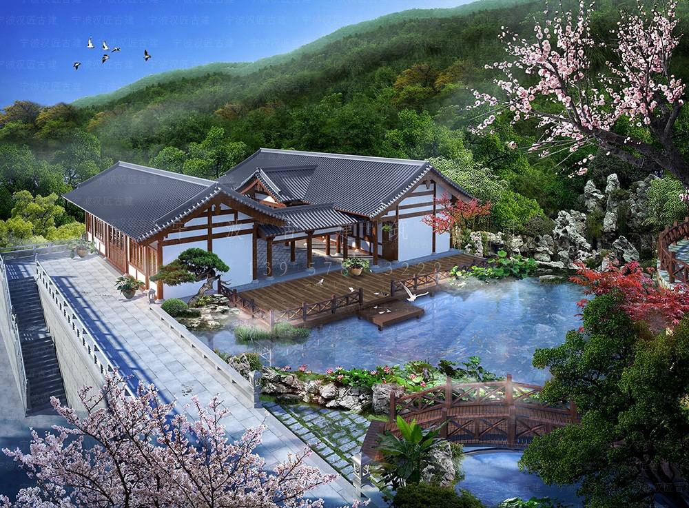 桐庐仿古建筑方案设计，寺庙规划设计与施工装修全程服务