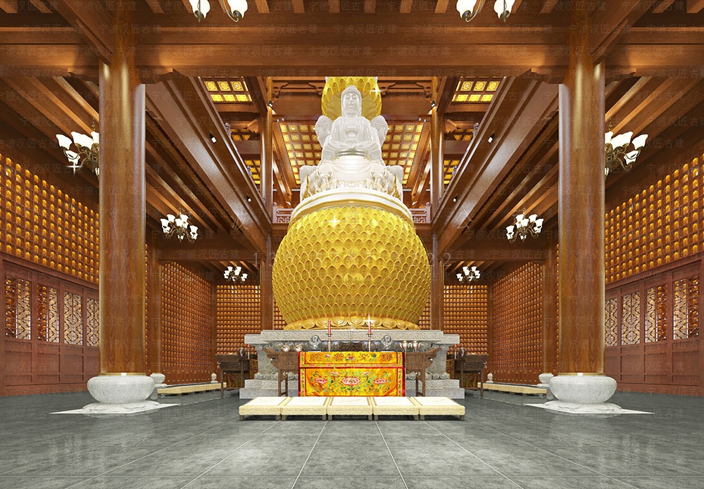 临海古建筑设计，临海寺院建筑总体规划与工程服务