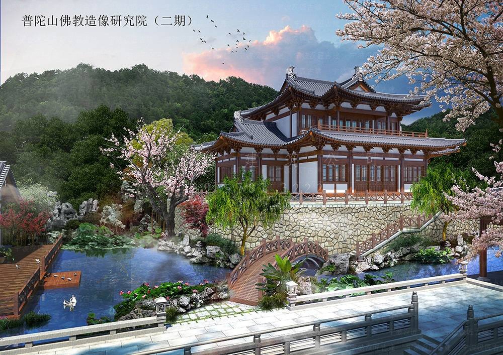舟山古建筑设计，舟山寺院设计规划与施工装修