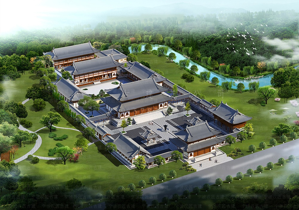 乐清古建筑设计，乐清寺院设计规划与施工装修