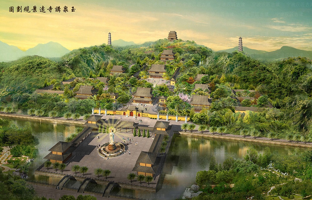 江阴古建筑设计，江阴道观建筑方案设计与施工装修