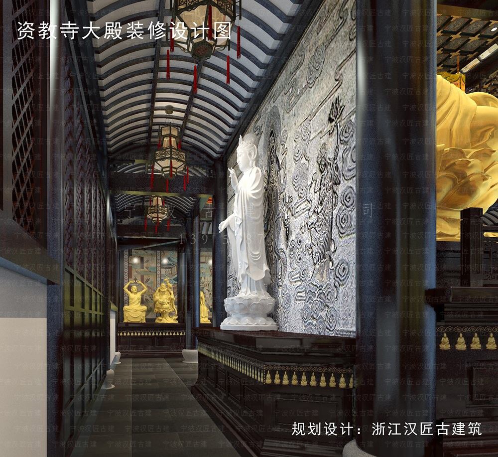 丽水仿古建筑规划设计，寺庙建筑总体规划与工程服务