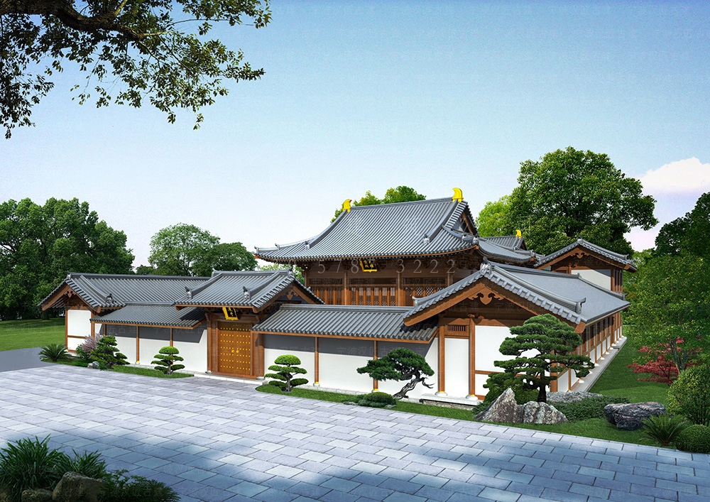 临安仿古建筑设计，寺庙仿古建筑改造规划与施工装修服务