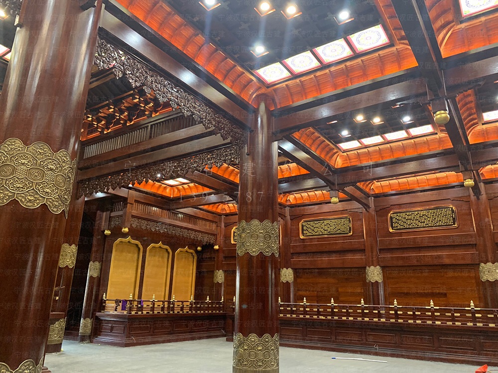 湖州古建筑设计，湖州寺院装修设计与施工落地