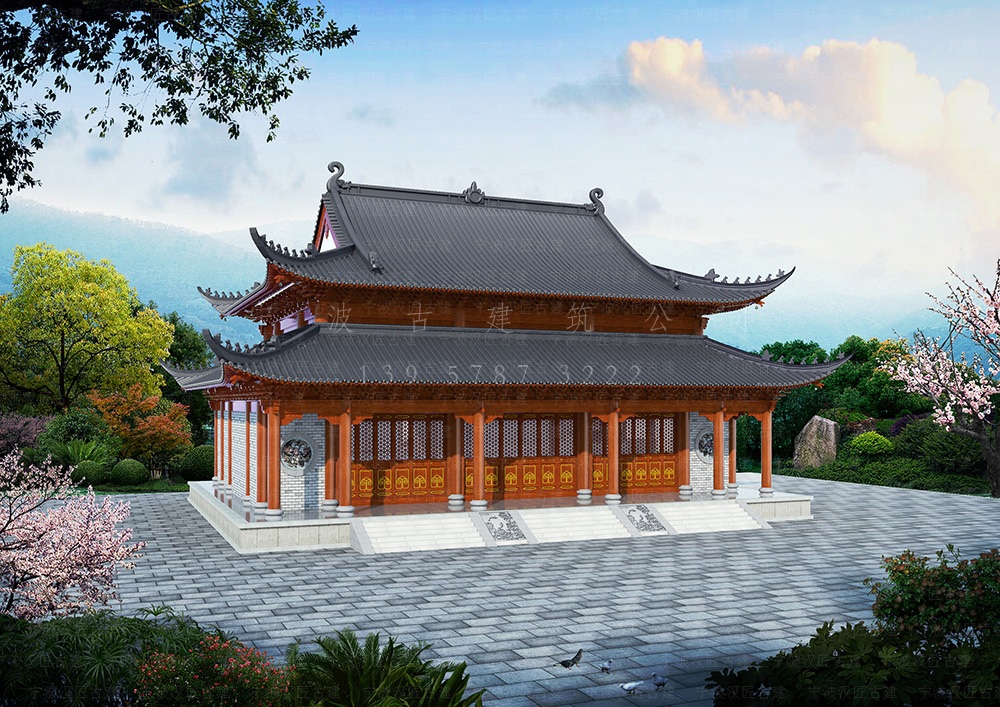 海宁古建筑设计，海宁寺院建筑总体规划与工程服务