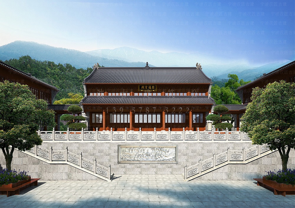 洞头仿古建筑设计，寺庙建筑规划设计与施工装修服务