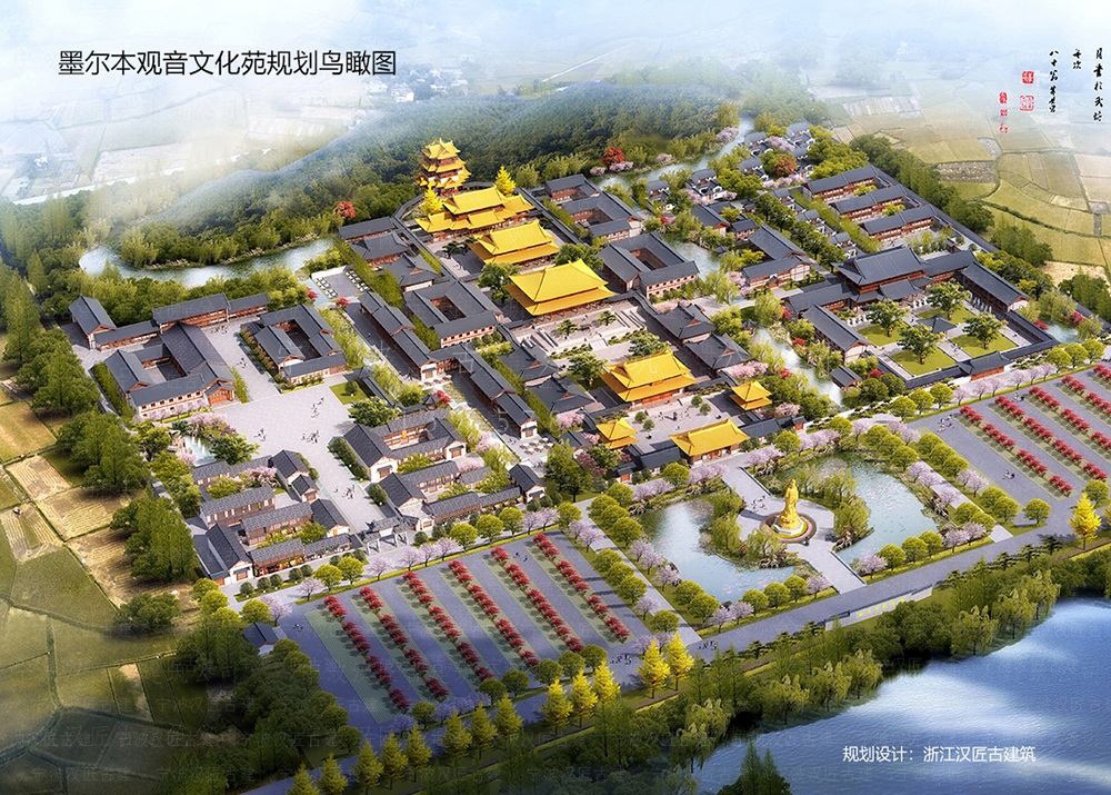 东阳古建筑设计，东阳寺庙规划设计与工程施工一体化