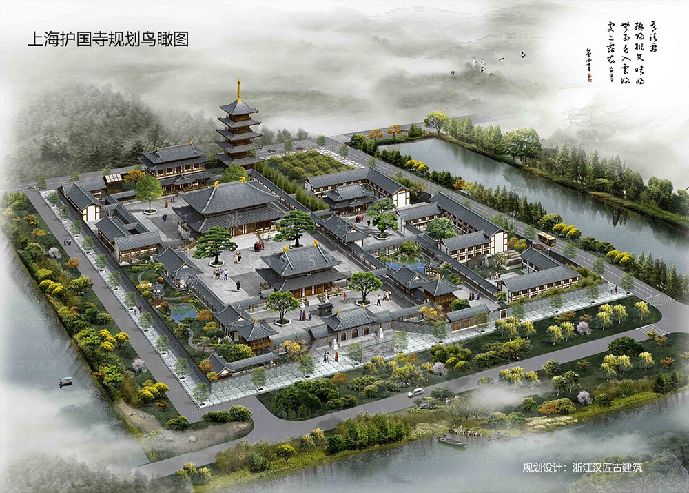 三门古建筑设计，三门寺院装修设计与施工落地