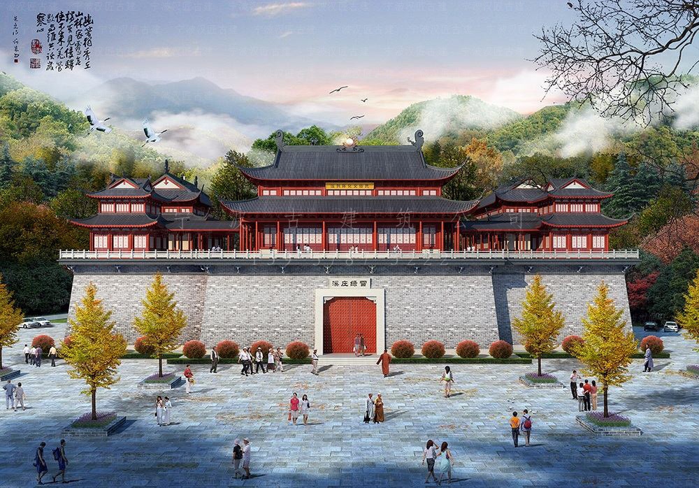 温岭古建筑设计，温岭寺庙规划设计与工程施工一体化