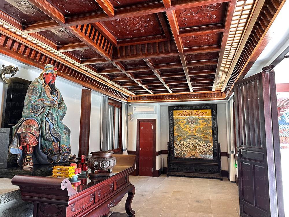 瑞安古建筑设计，瑞安寺院总体规划与施工装修服务