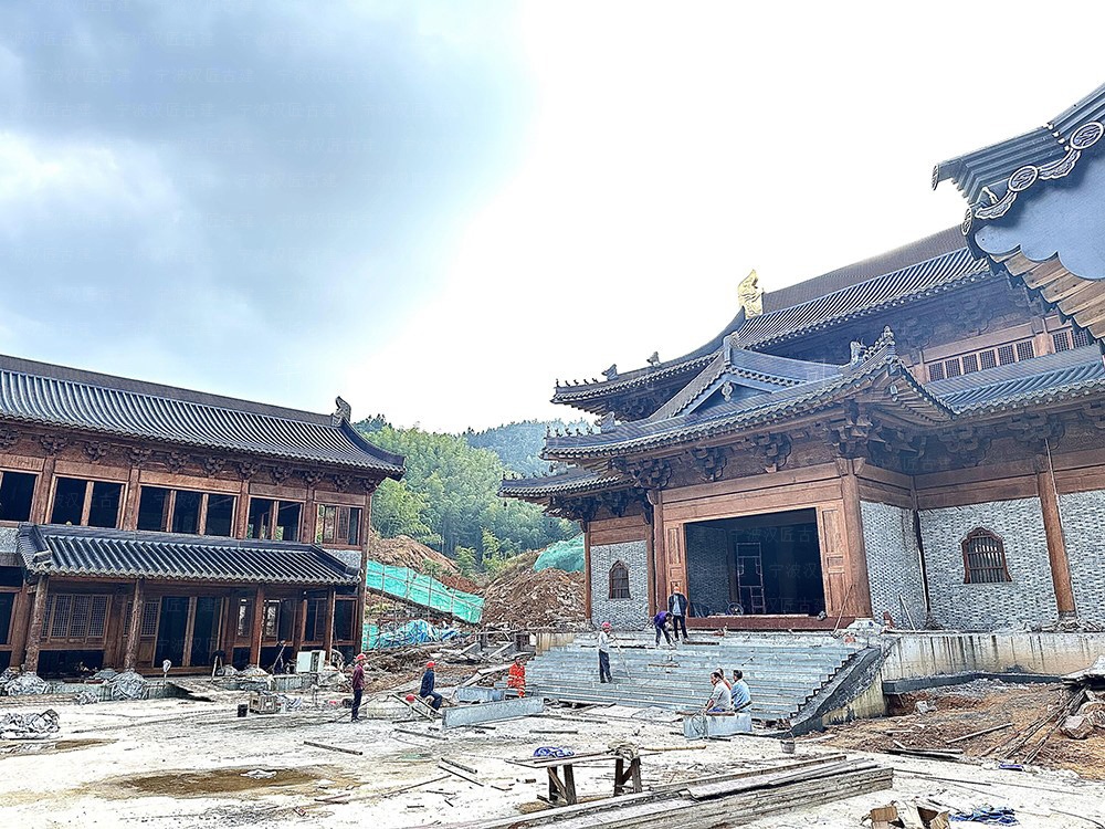 龙泉古建筑设计，龙泉寺庙总体规划与施工装修服务