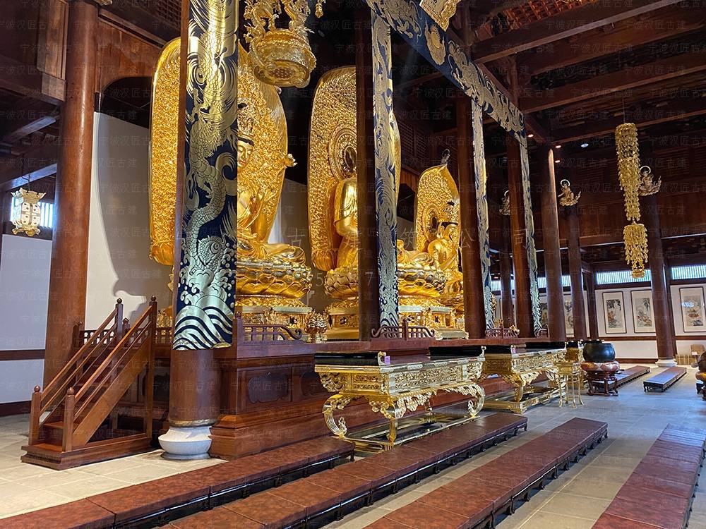 嵊州古建筑设计，嵊州寺庙总体规划与施工装修服务