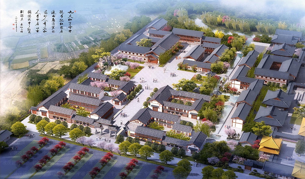 宿迁古建筑设计，宿迁寺院建筑总体规划与工程服务