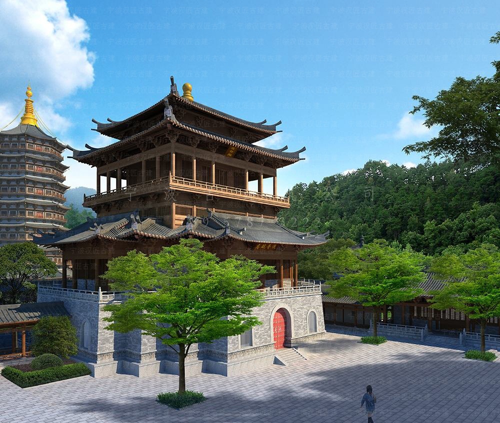 江山古建筑设计，江山寺庙设计规划与施工装修