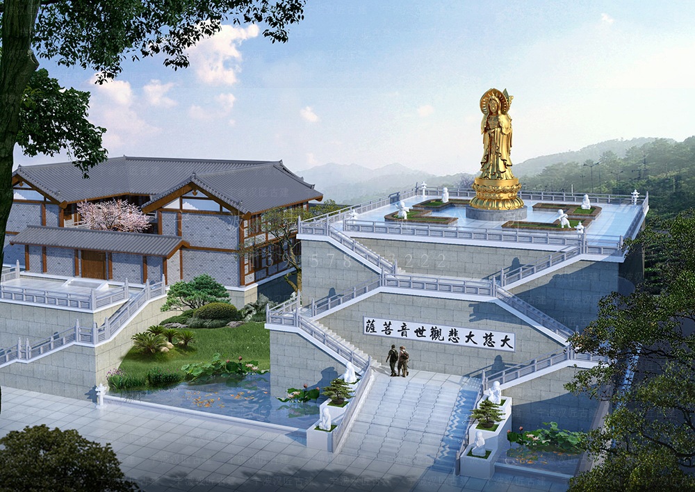 温州古建筑设计，温州寺庙规划设计与工程施工一体化