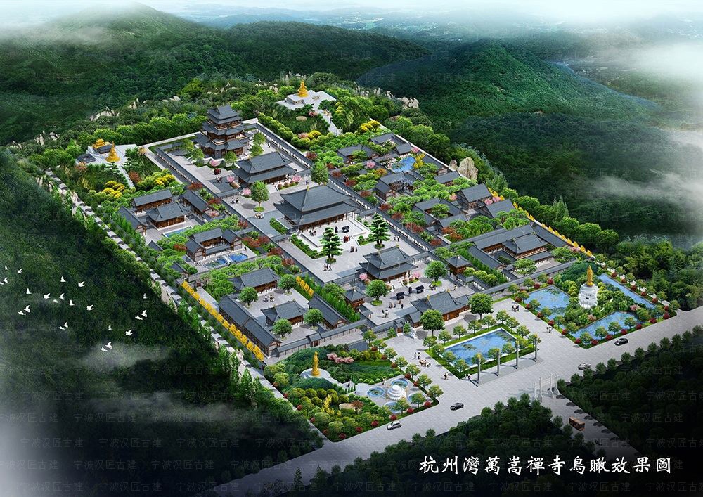余姚古建筑设计，余姚寺庙总体规划与施工装修服务