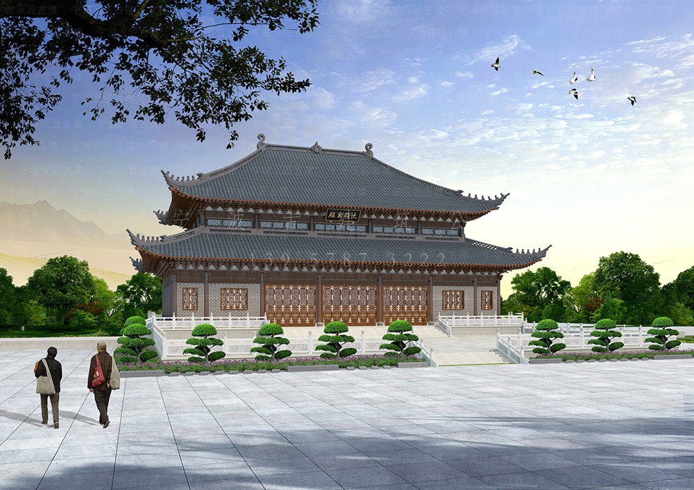 邳州古建筑设计，邳州寺院总体规划与施工装修服务