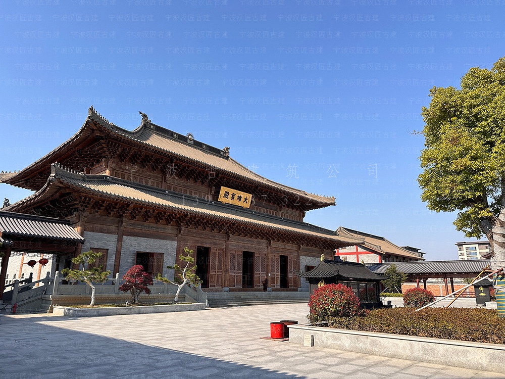 龙泉古建筑设计，龙泉寺庙总体规划与施工装修服务