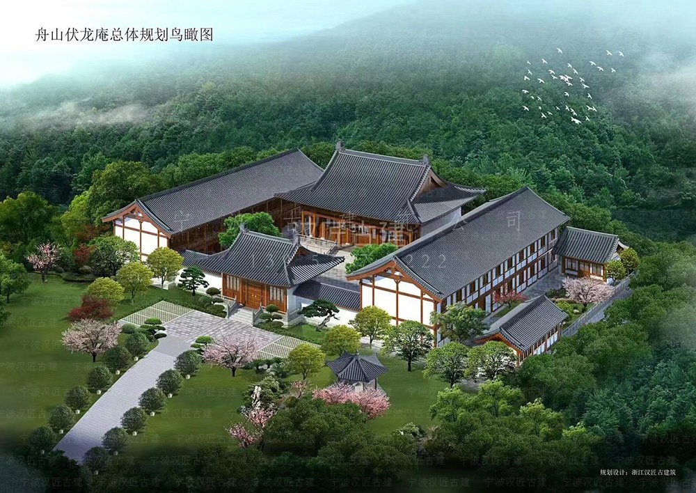 乐清古建筑设计，乐清寺院总体规划与施工装修服务