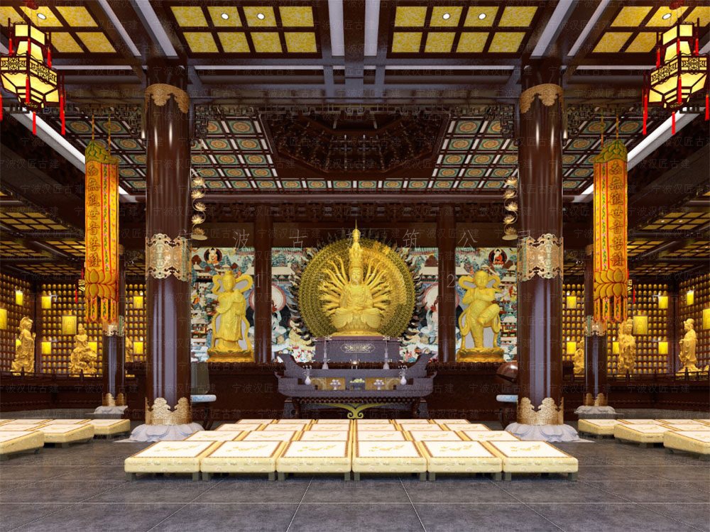东阳寺庙设计 东阳寺院建筑总体规划与工程服务