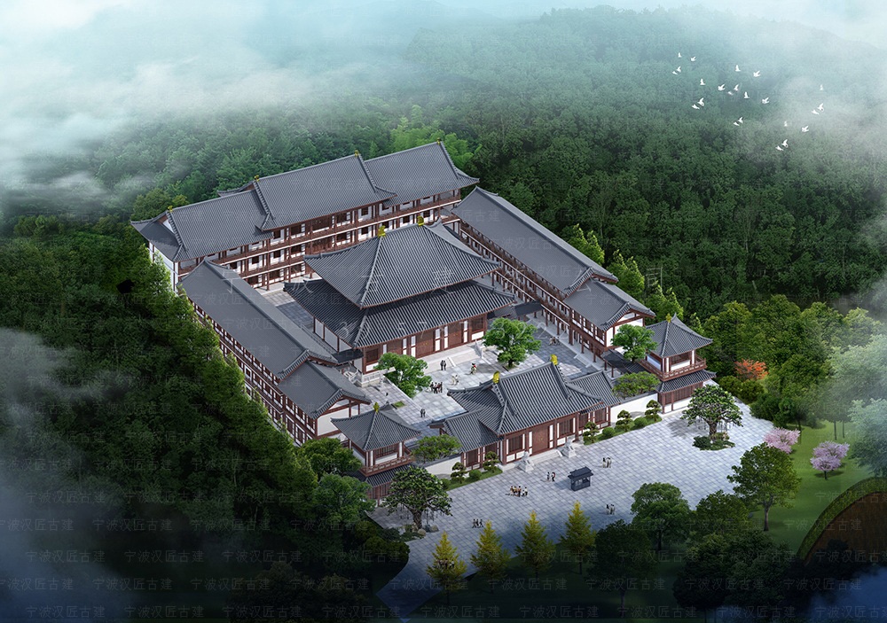 绍兴古建筑设计，绍兴寺院建筑总体规划与工程服务