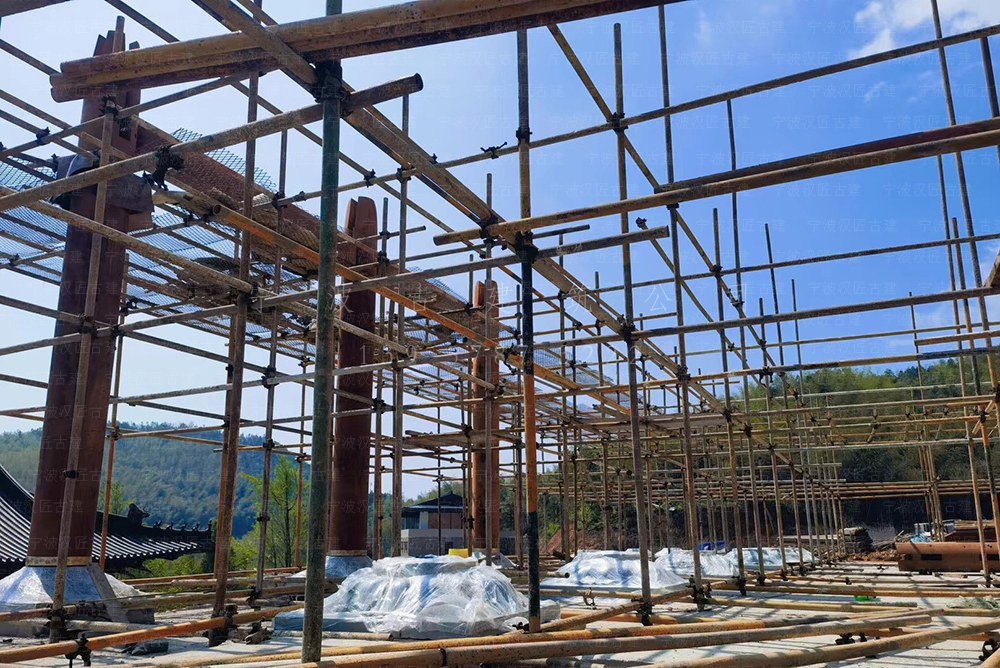三门古建筑设计，三门寺庙方案设计与施工一体化