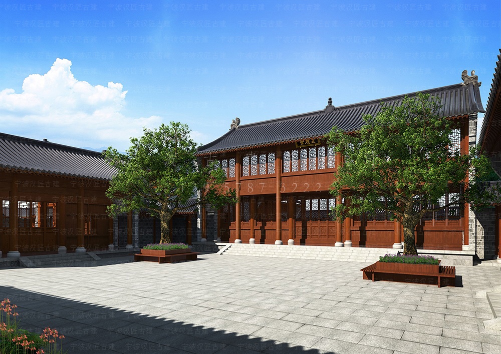 杭州古建筑设计，杭州寺庙规划设计与工程施工一体化