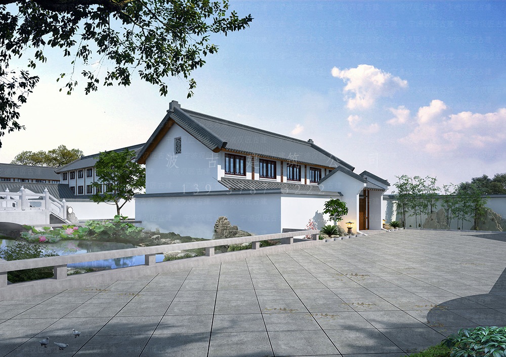 三门古建筑设计，三门寺庙方案设计与施工一体化
