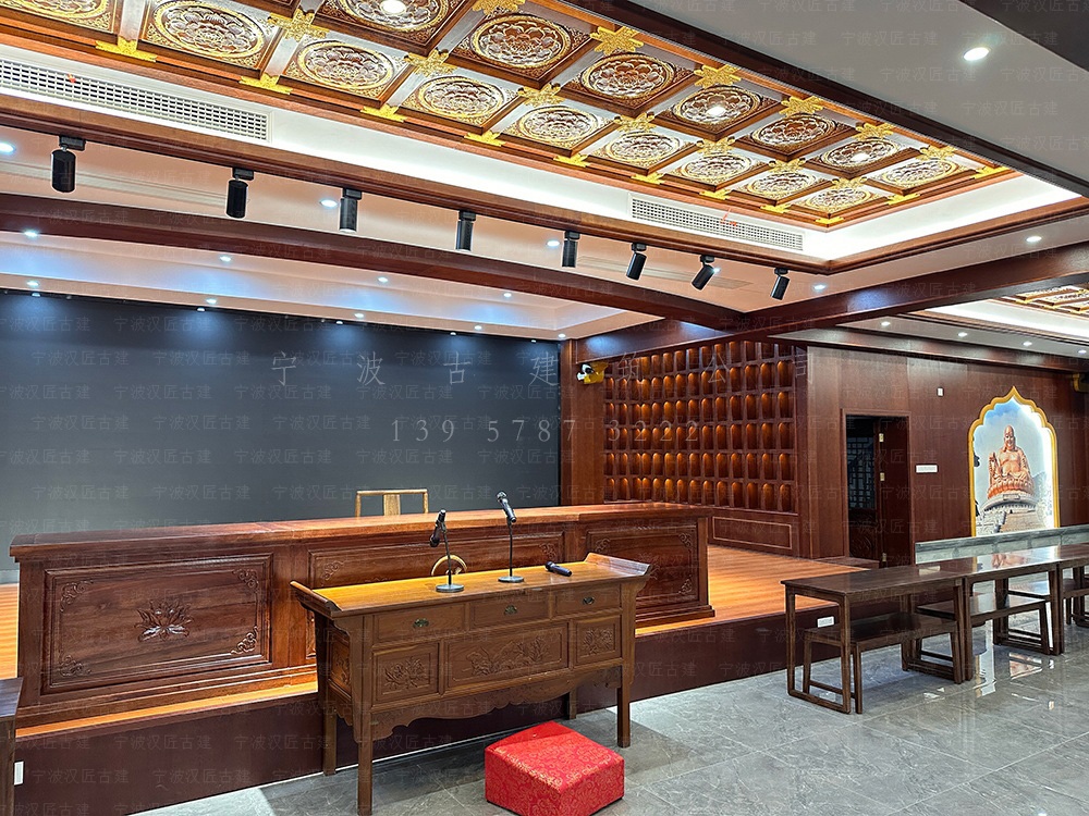 三门古建筑设计，三门寺院装修设计与施工落地