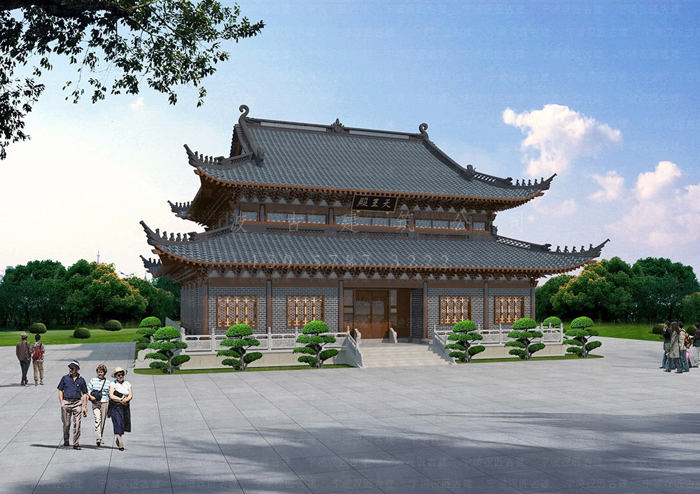 温州古建筑设计，温州寺院设计规划与施工装修