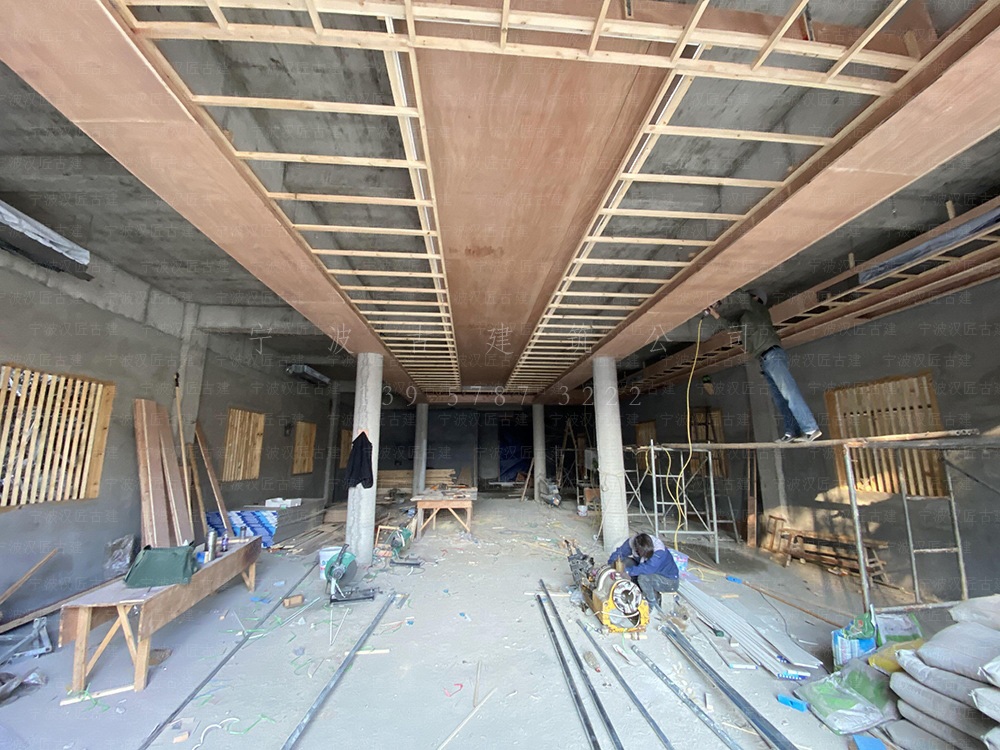 嵊州古建筑设计，嵊州寺院装修设计与施工落地